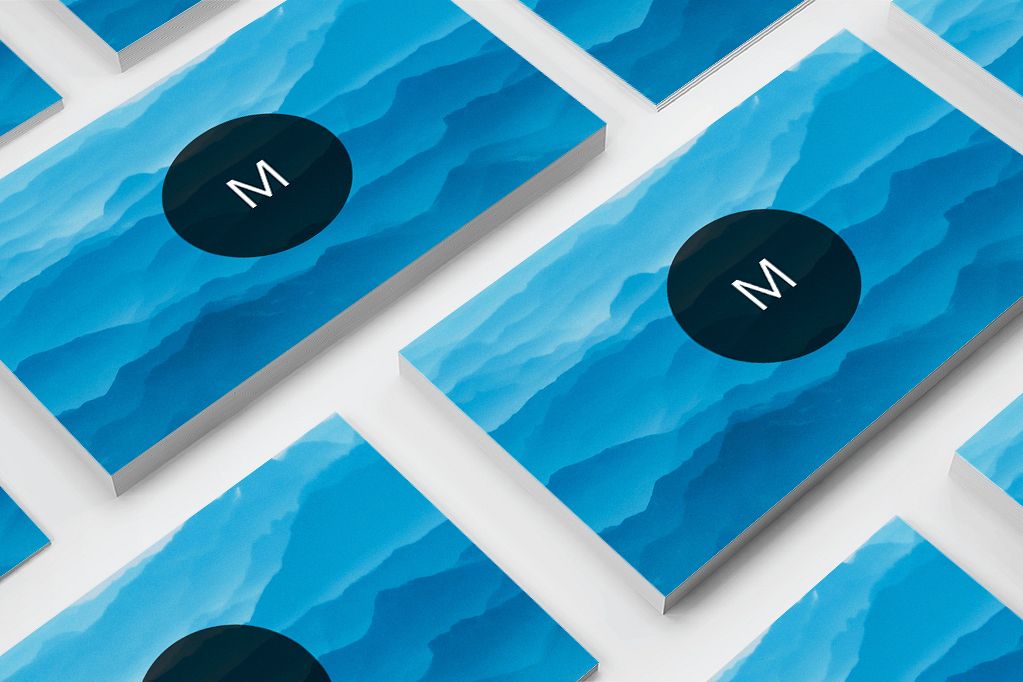 Modern Pattern Texture Beautiful Professional Art Business Card example image 1