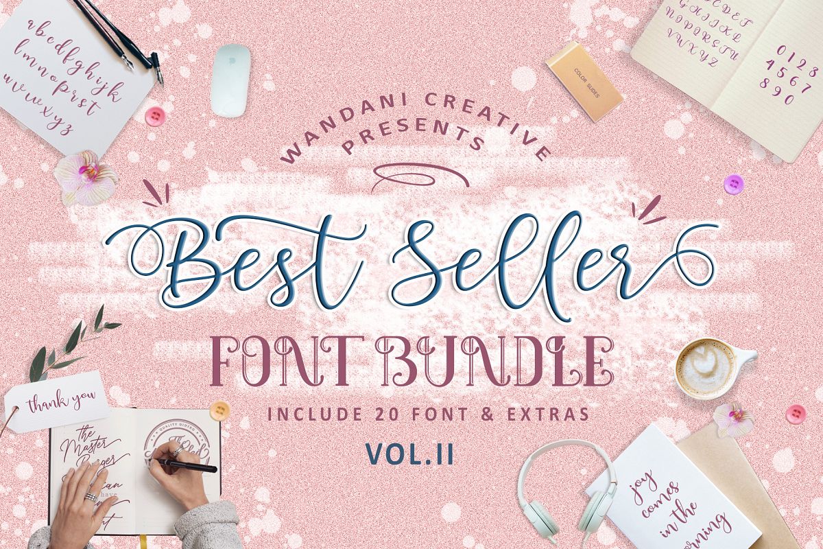 Best Seller Font Bundle Vol II example image 1