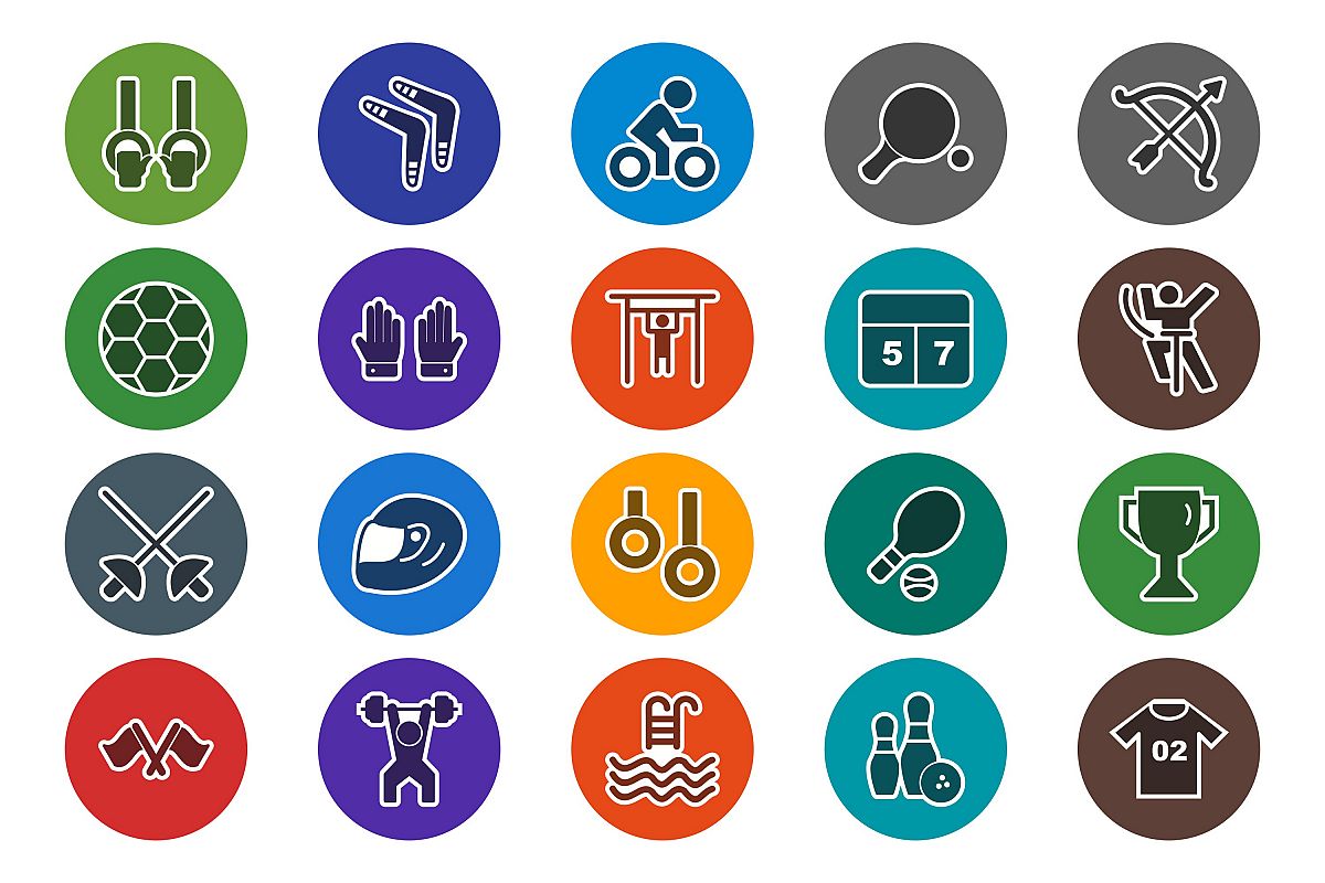 Set Of Sports And Game Icons example image 1
