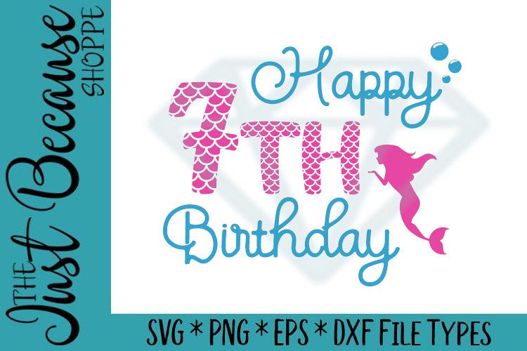 Free Free 52 Mermaid Svg Birthday SVG PNG EPS DXF File