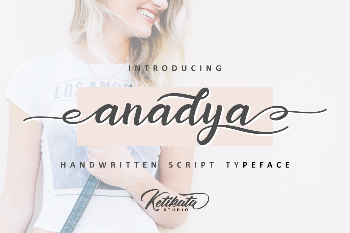 Anadya Handwritten Script example image 1