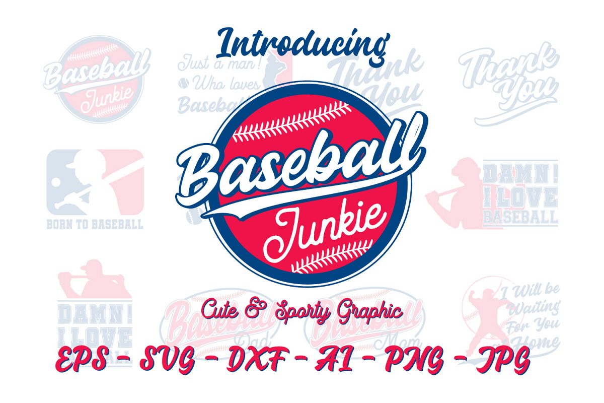 Cute & Sporty Graphic - Baseball Edition example image 1