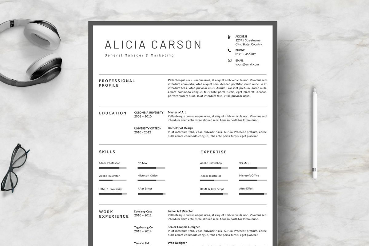 Resume Template 3 Pages example image 1