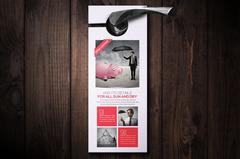 Business Dealing Door Hangers example image 1