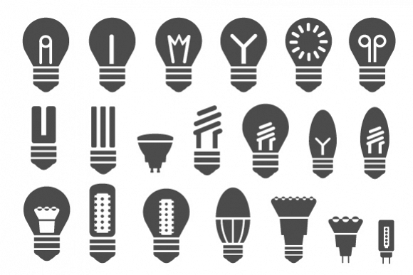 Set of energy saving lamps example image 1