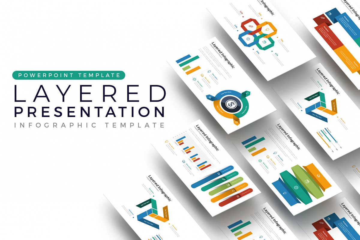 Layered Presentation - Infographic Template example image 1