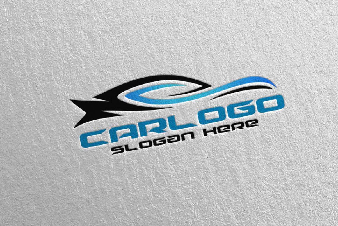Auto Car Logo For Sport Cars Rent Wash Or Mechanic