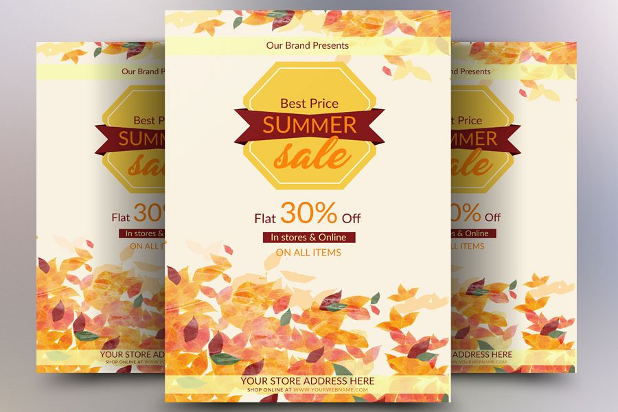Best Summer Sale Flyer example image 1