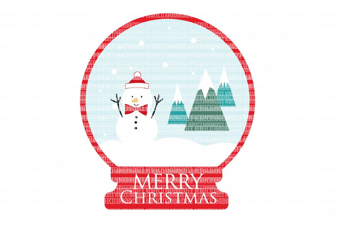 Download Christmas Snowglobe Snowman SVG Files Cut Files Heat ...
