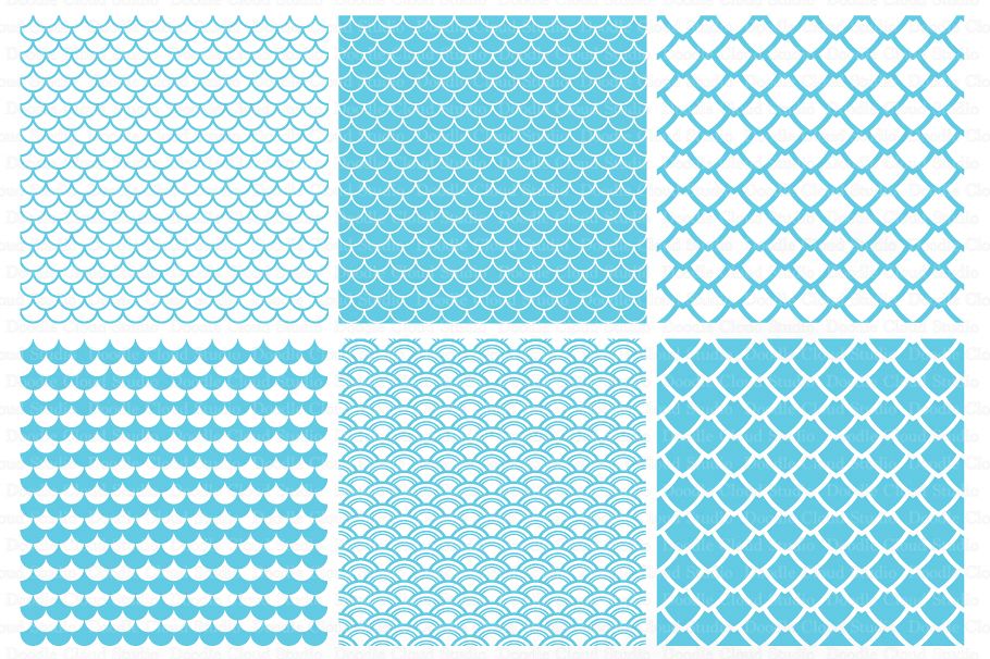 Download Seamless Scales Pattern SVG, Mermaid Scale SVG, Fish ...