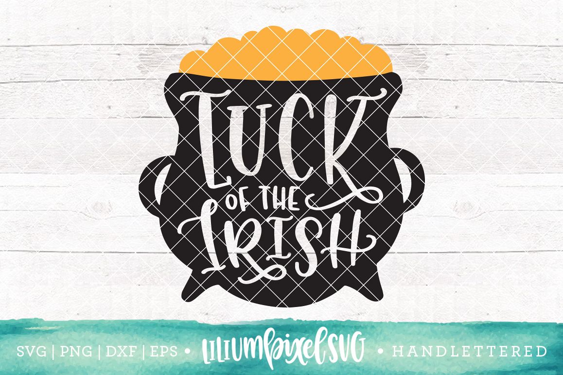 Pot of Gold - Luck of the Irish / SVG PNG DXF EPS file example image 1