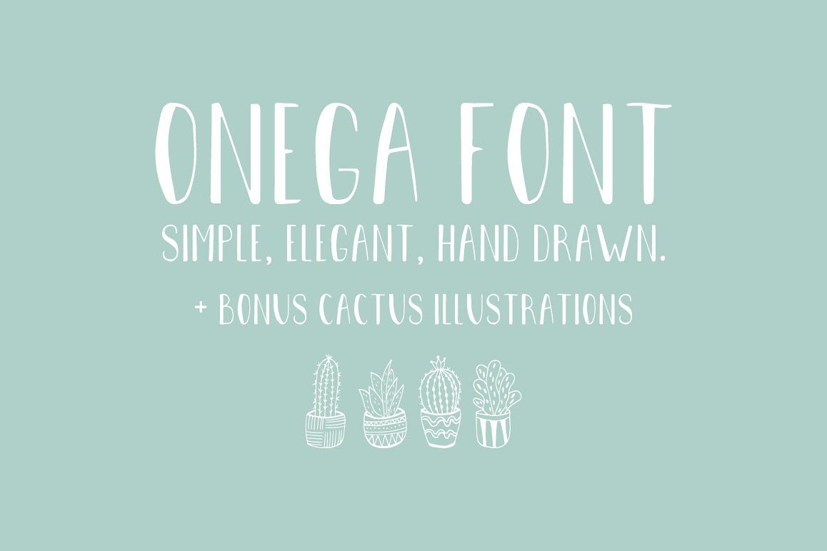 Onega Font example image 1