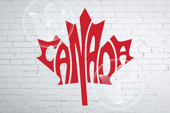 Download Digital Canada Word Art, Canada jpg, png, eps, svg, dxf ...