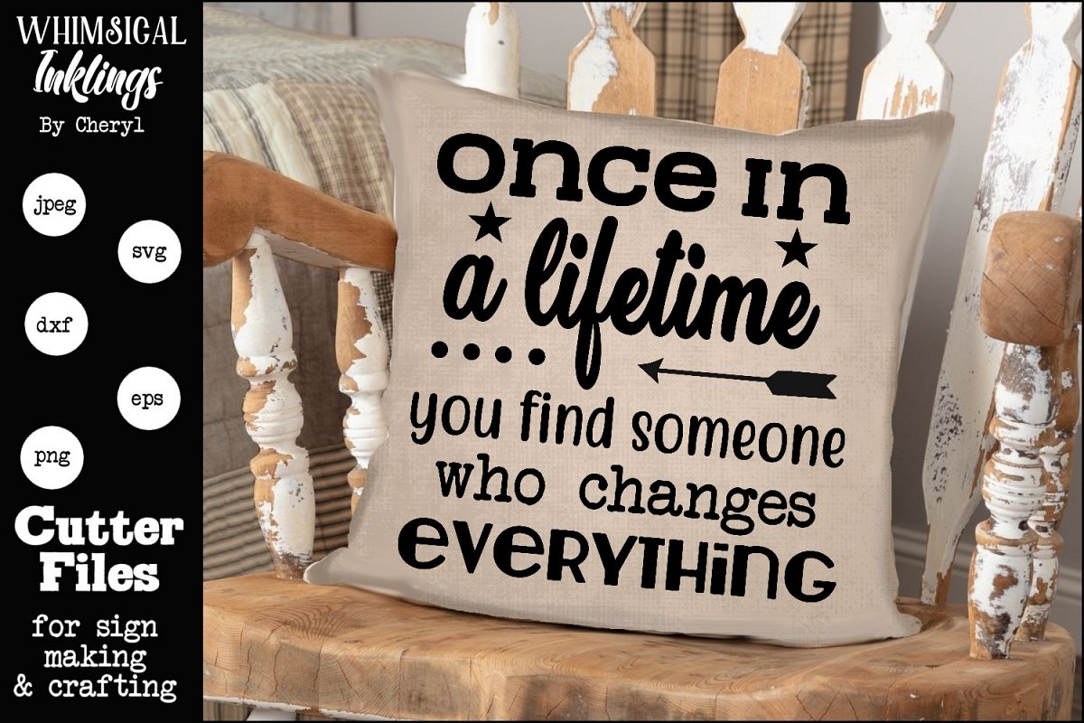 Once In A Lifetime SVG example image 1