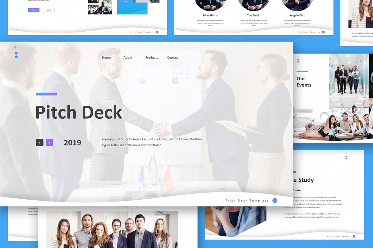 Pitch Deck Google Slides Template example image 1