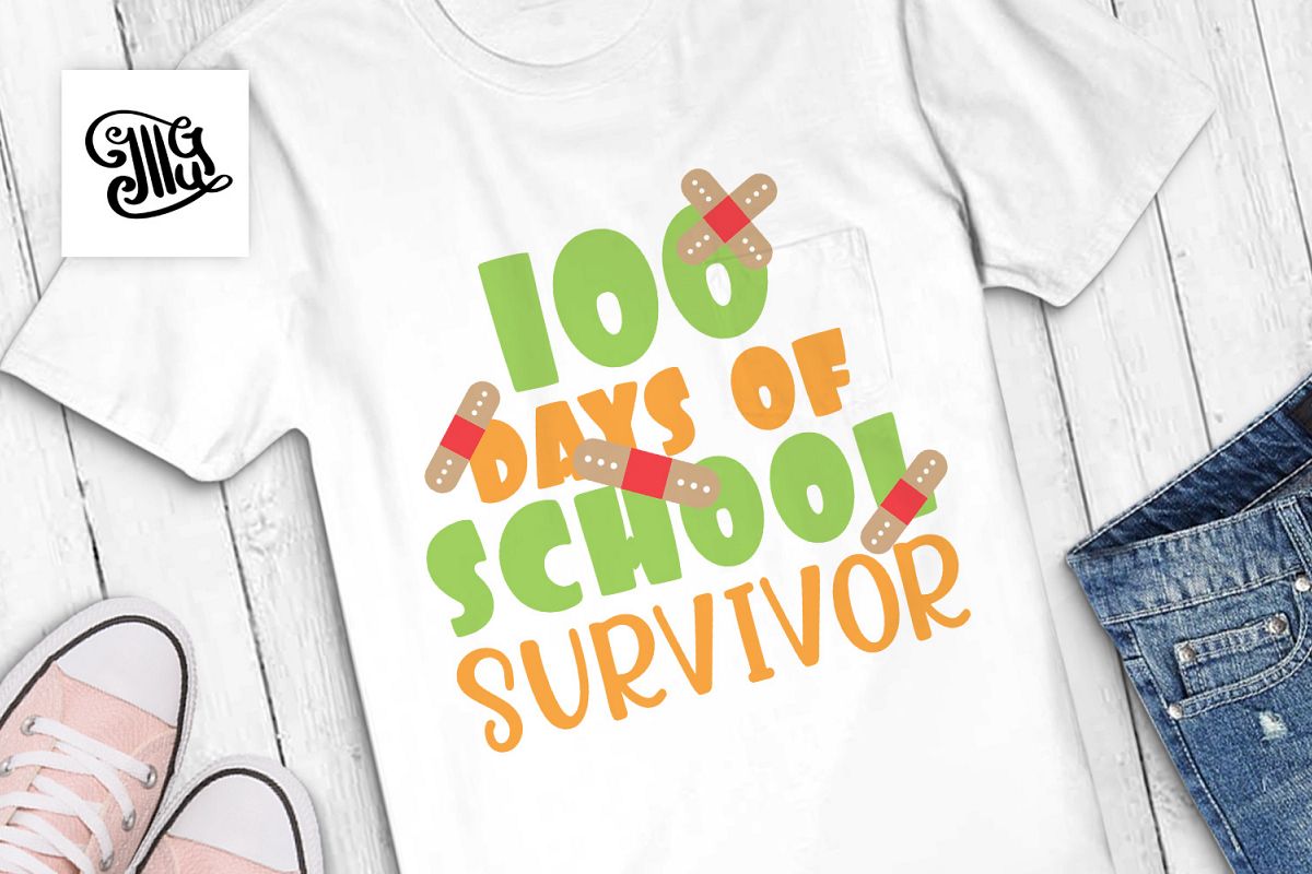 100 Days of school svg example image 1