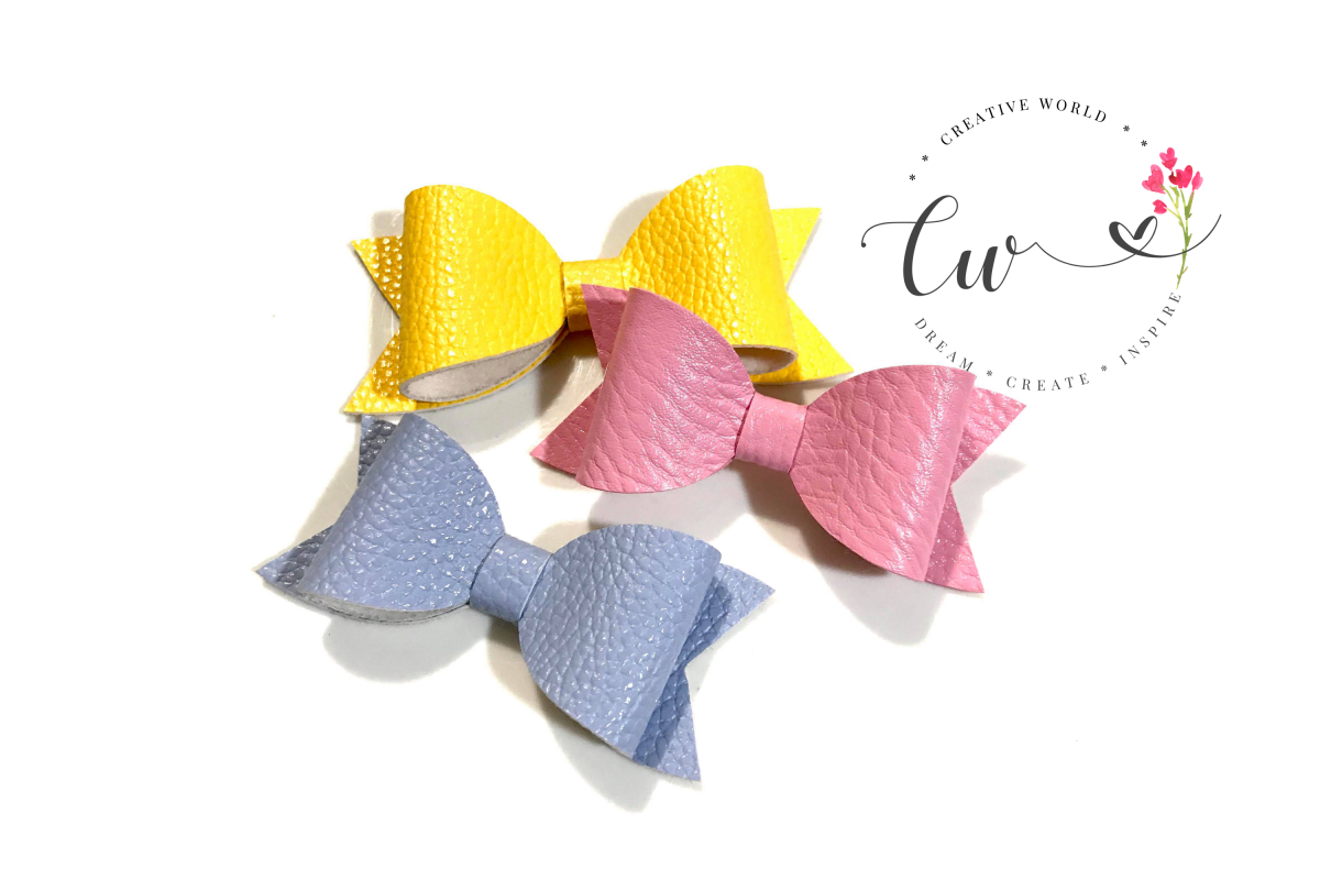 Classic Hair Bow Digital Template | Hair Bow Template example image 1