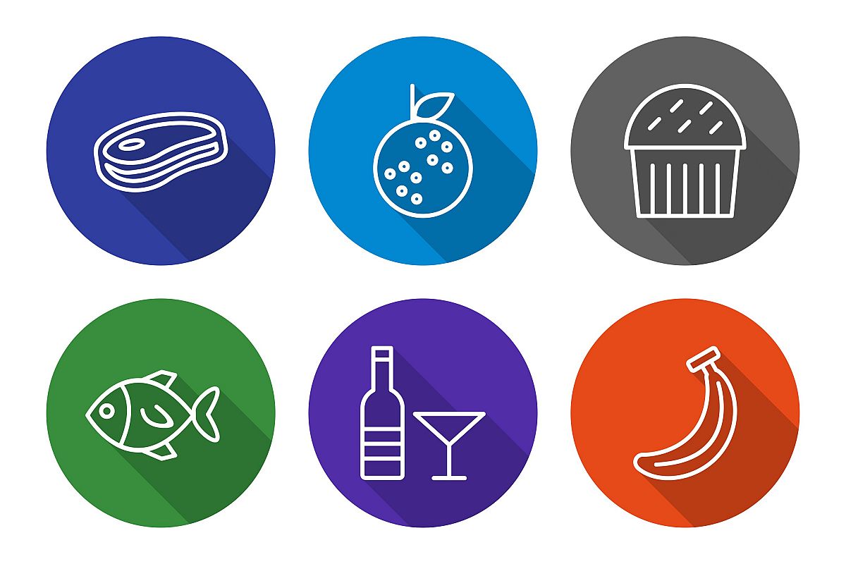 Set Of Food Icons example image 1