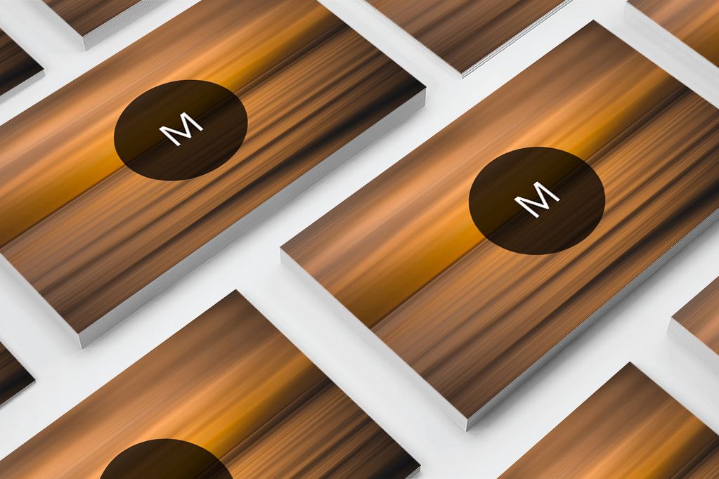 Modern Pattern Texture Beautiful Professional Art Business Card example image 1