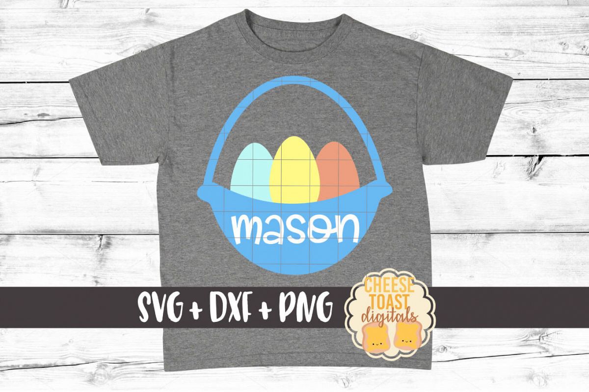 Easter Egg Basket - Easter SVG File example image 1