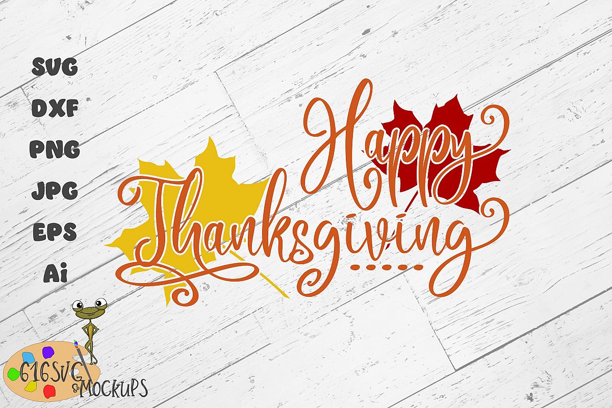 Happy Thanksgiving SVG example image 1