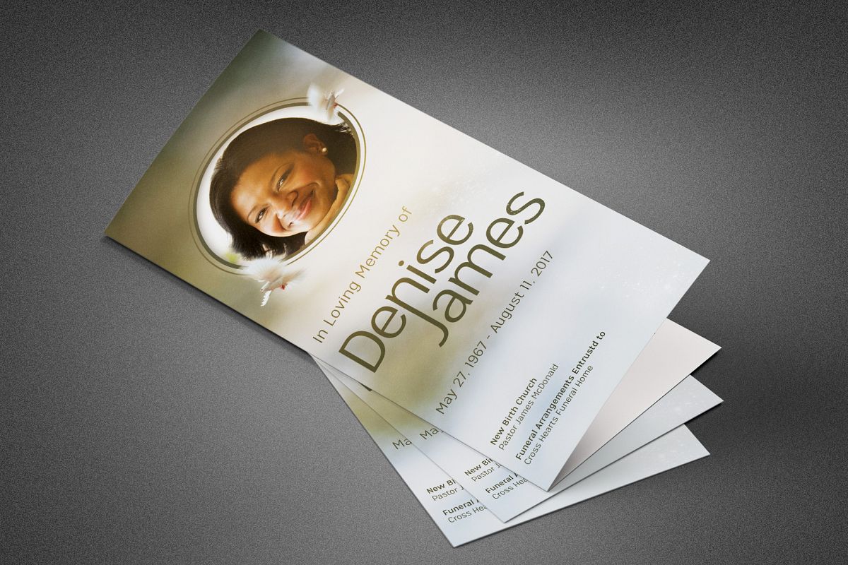 Essence of Love Funeral Program example image 1