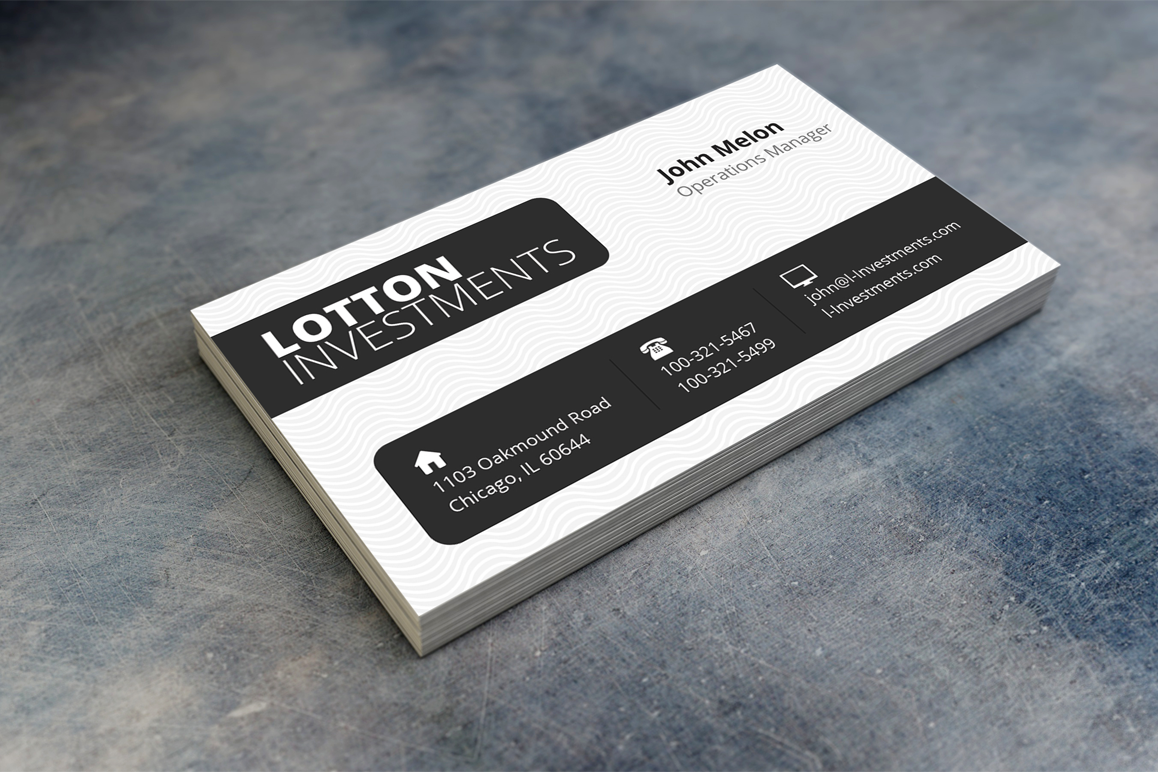 Creative Business Card 3 example image 1