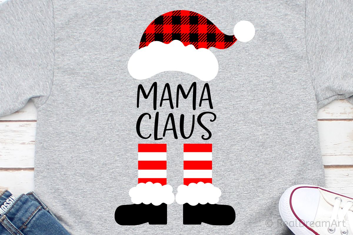 Mama Claus SVG, DXF, PNG, EPS example image 1