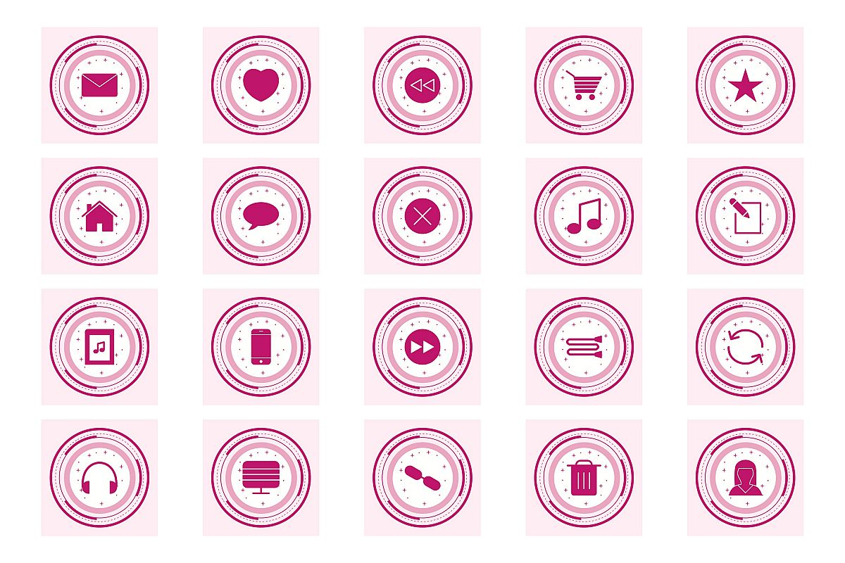 Set Of Multimedia Icons example image 1