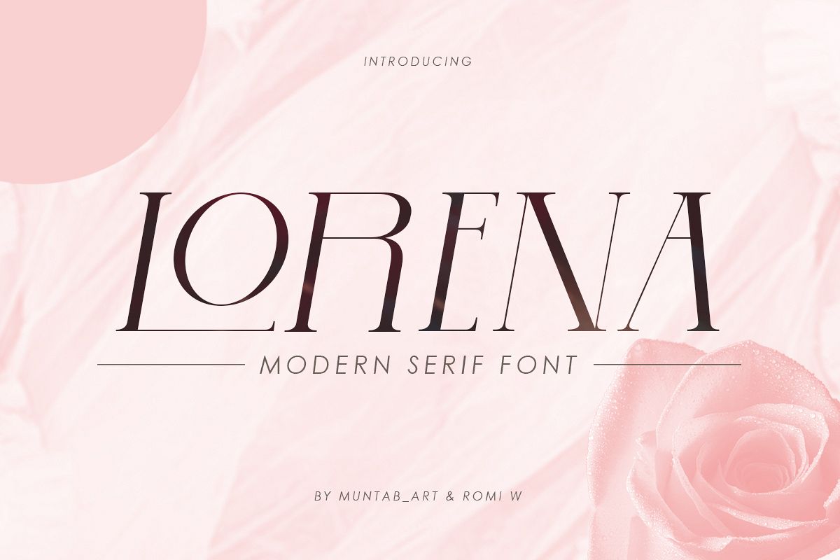 Lorena | Modern Serif Font example image 1
