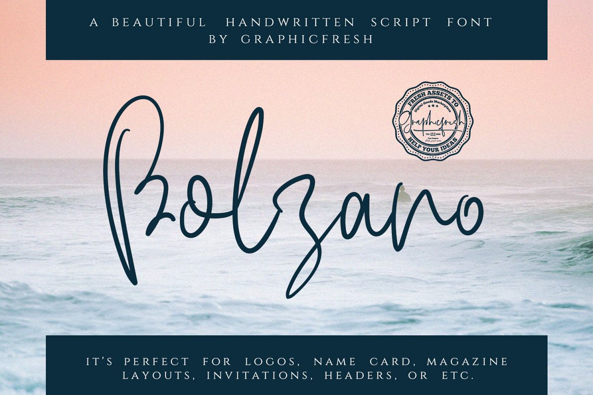 Bolzano - A Beautiful Script Font example image 1