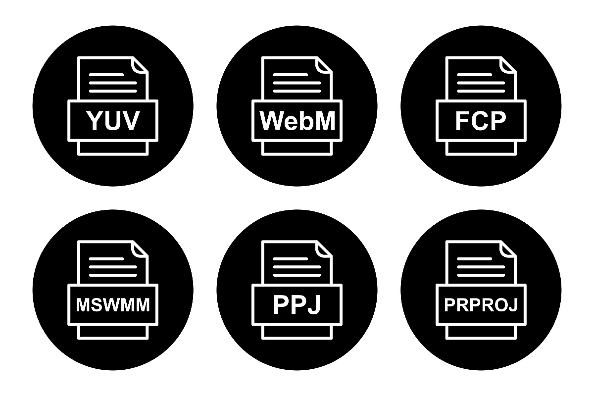 Set Of File Formats Icons example image 1