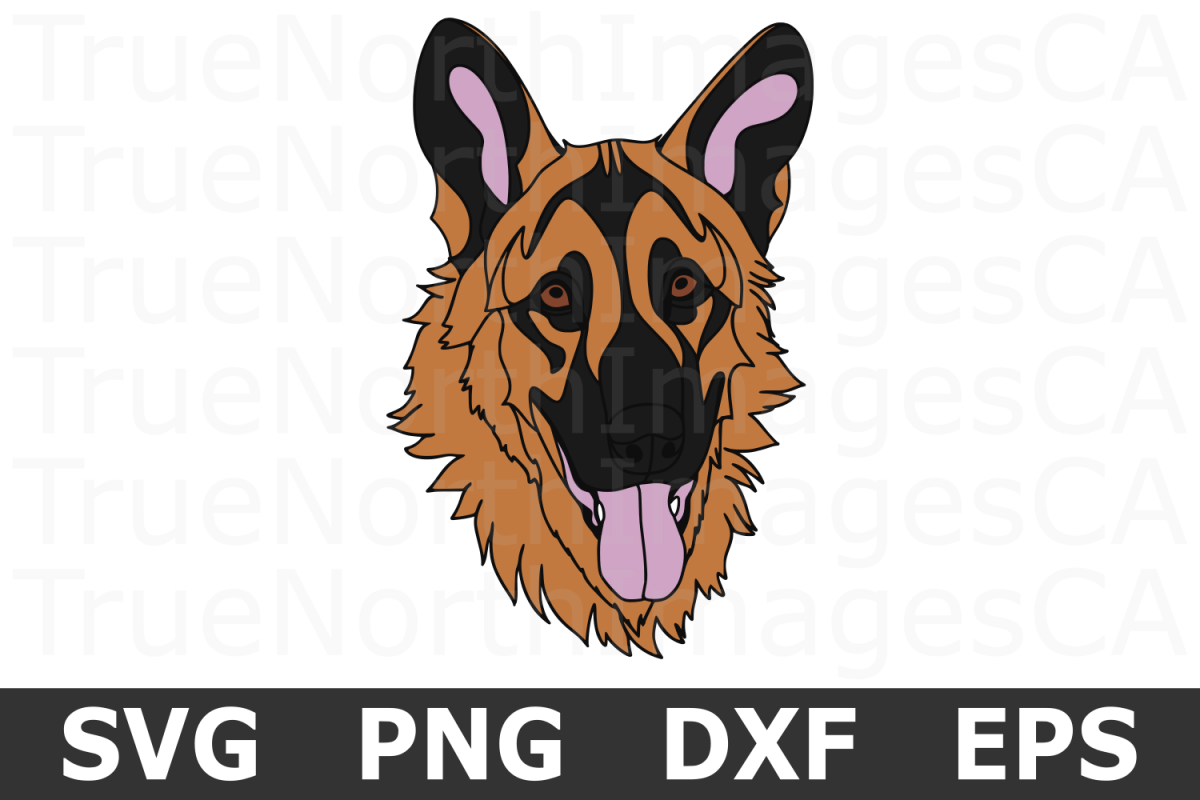 German Shepherd - An Animal SVG Cut File example image 1