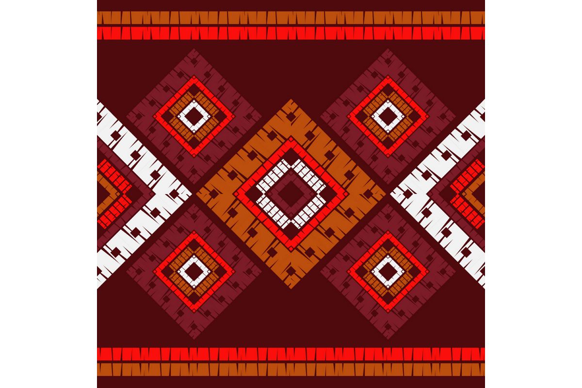 Ethnic boho ornament. Set of 10 seamless patterns. example image 1