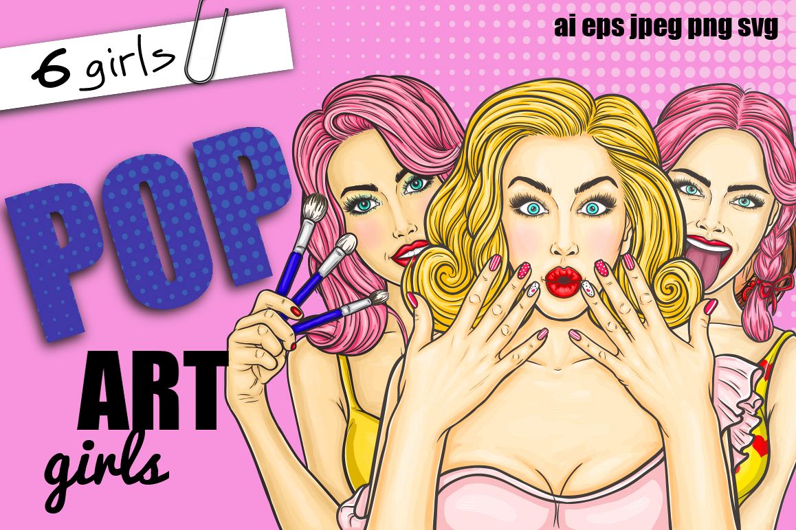 Pop-Art Girls example image 1
