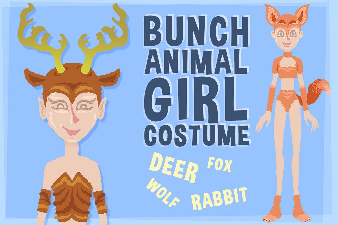 Bunch Animal Girl Costume example image 1