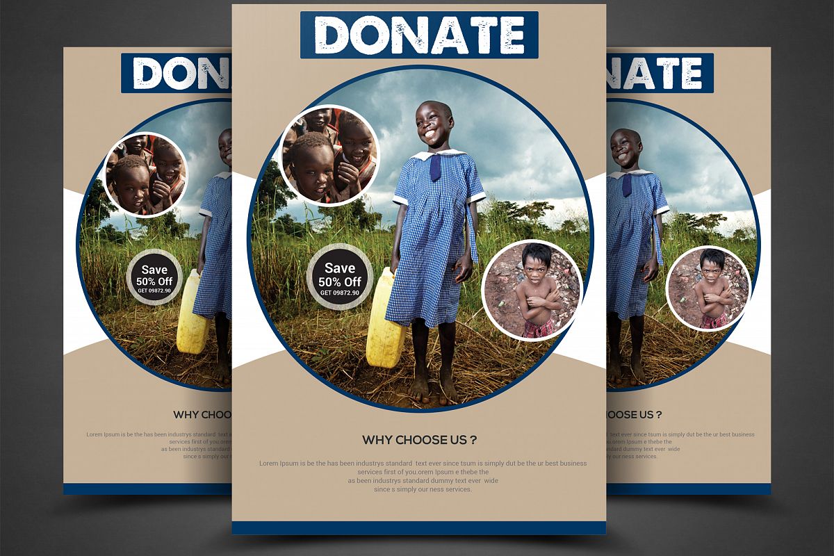 Charity Fundraisers Flyer example image 1