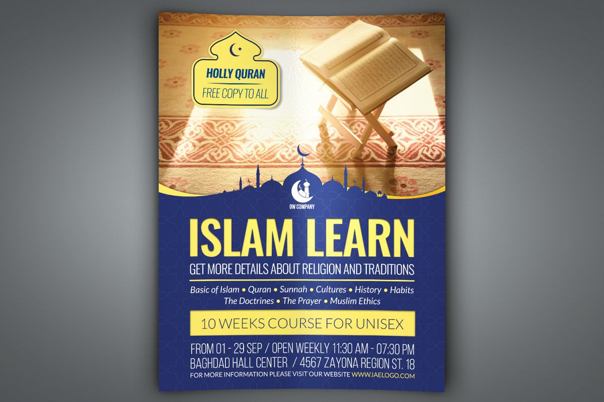 Islamic Flyer Template example image 1