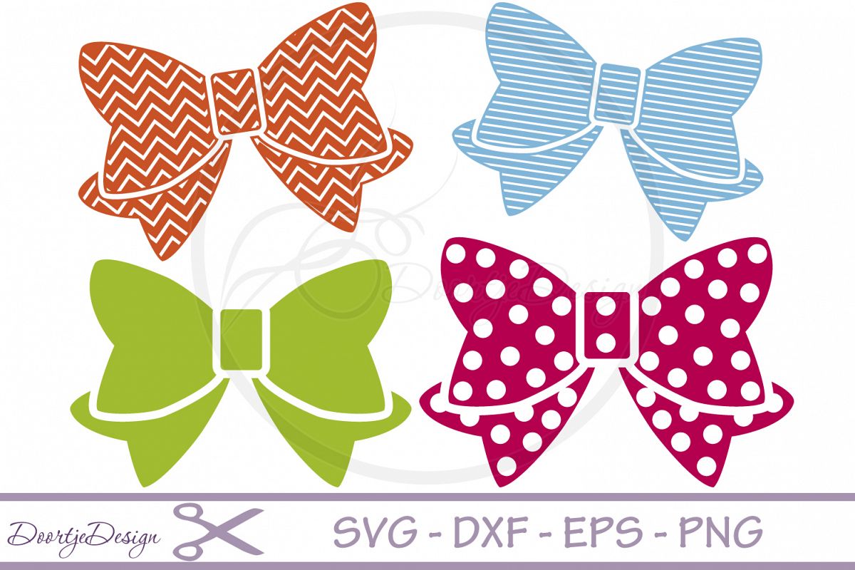 SVG files Bow 4 Cutting files example image 1