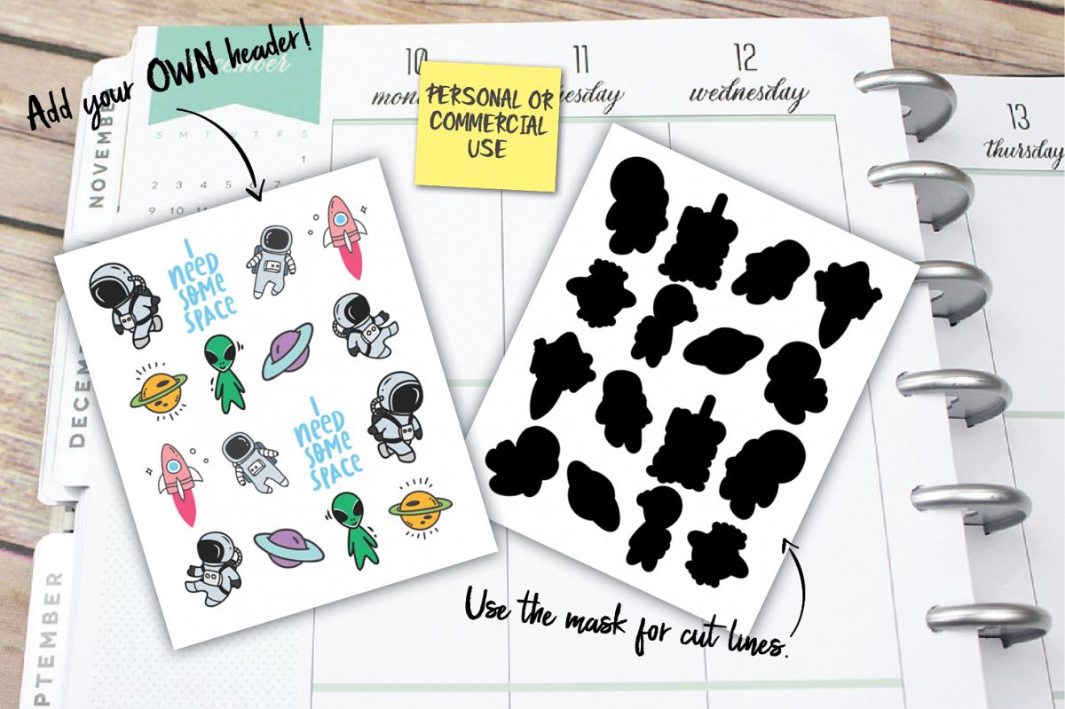 Space Planner Stickers example image 1