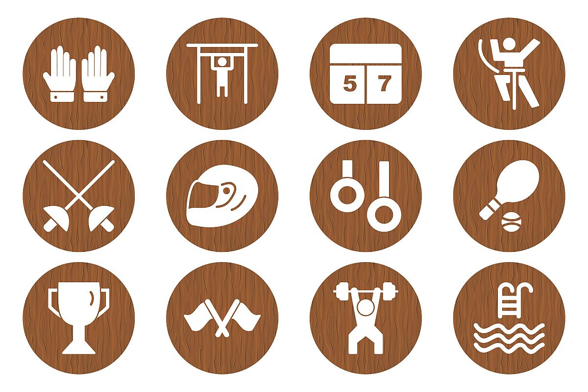 Set Of Sports And Game Icons example image 1