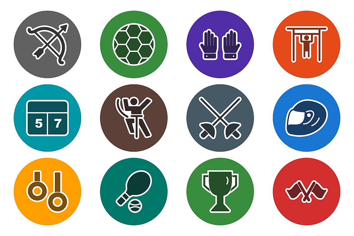 Set Of Sports And Game Icons example image 1