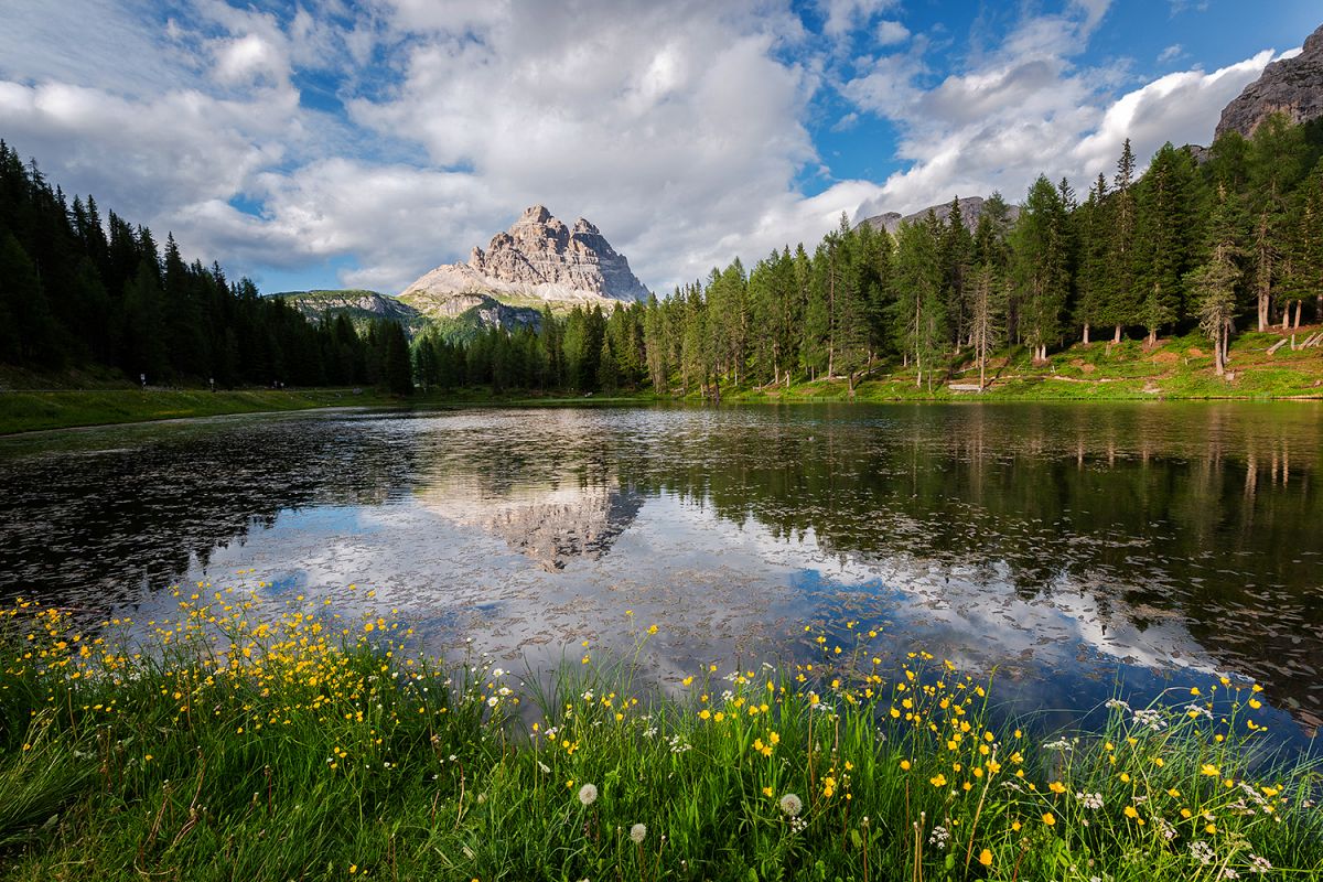 Lake Antorno in the Dolomites example image 1