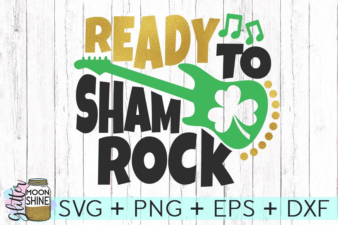 Ready To Shamrock SVG DXF PNG EPS Cutting Files example image 1