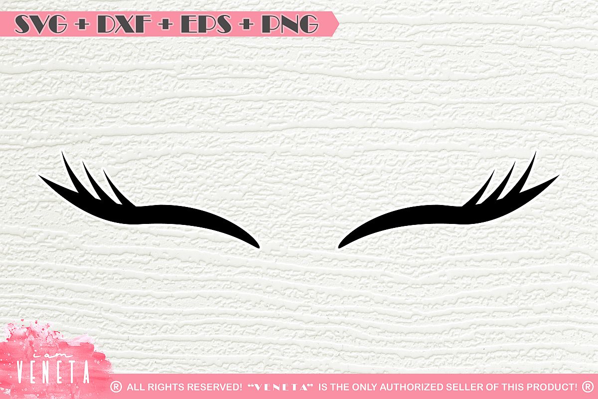 Eyelashes | SVG DXF EPS PNG | Cutting File (127763) | SVGs ...