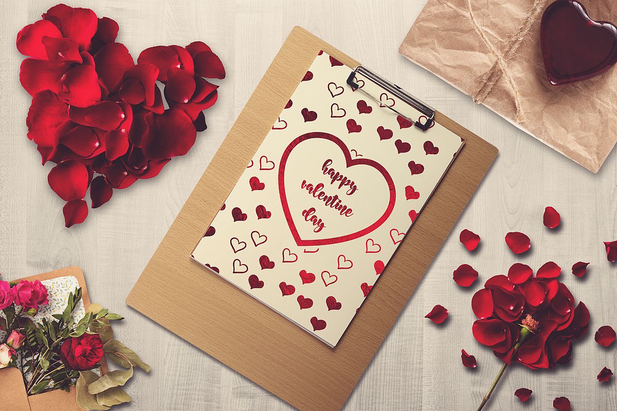 Valentine A4 Letter Mock-up #2 example image 1