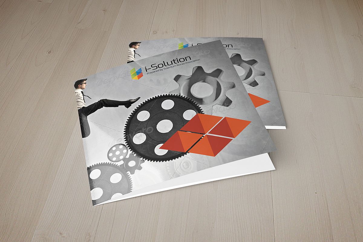 Business Strategic Square Trifold Brochure example image 1