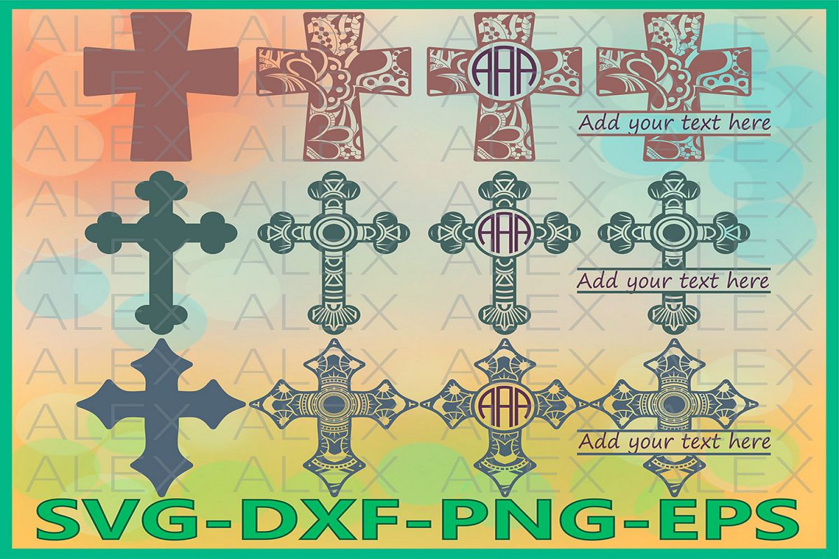 Download Cross Svg, Cross Mandala Svg, Zentangle svg, Cross ...