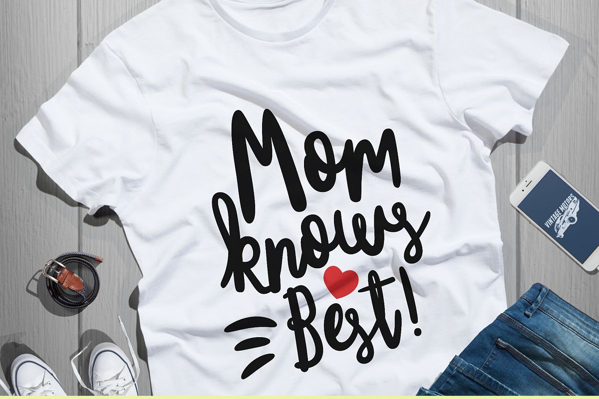 Download Mom Knows Best - Mother SVG EPS DXF PNG Cutting Files (92051) | Cut Files | Design Bundles