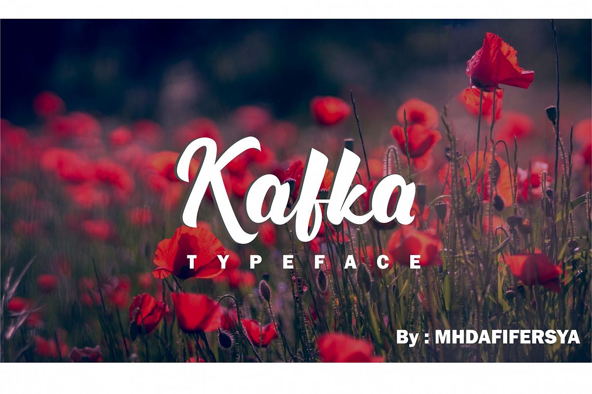 Kafka Typeface example image 1